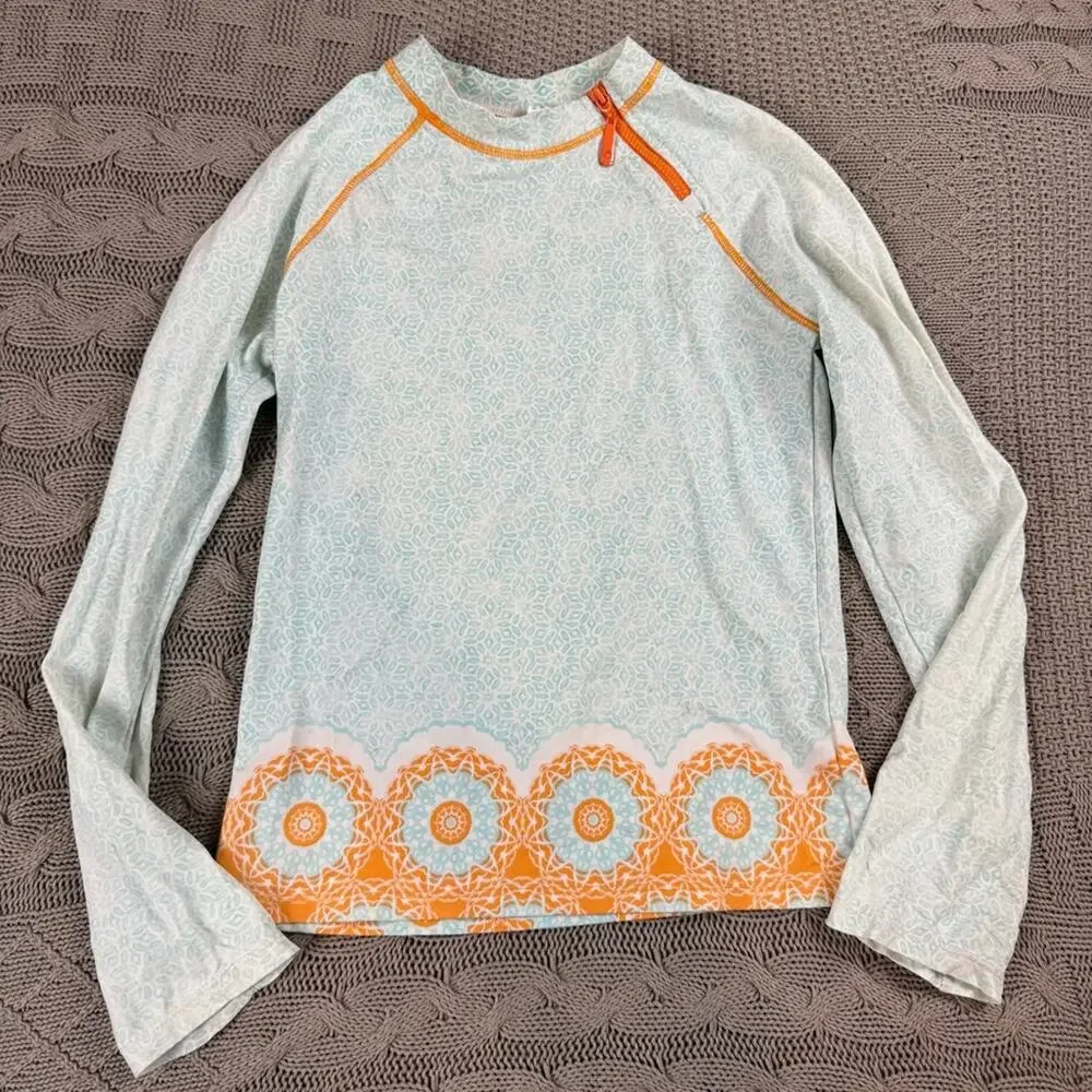 Cabana Life Geometric Rashguard ~ 7/8 - Picture 1 of 11